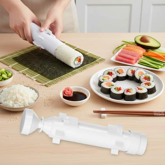 Sushi Bazooka Maker - Quick & Easy DIY Sushi Roll Mold Kit for Perfect Sushi Rolls