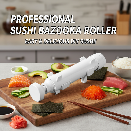 Sushi Bazooka Maker - Quick & Easy DIY Sushi Roll Mold Kit for Perfect Sushi Rolls