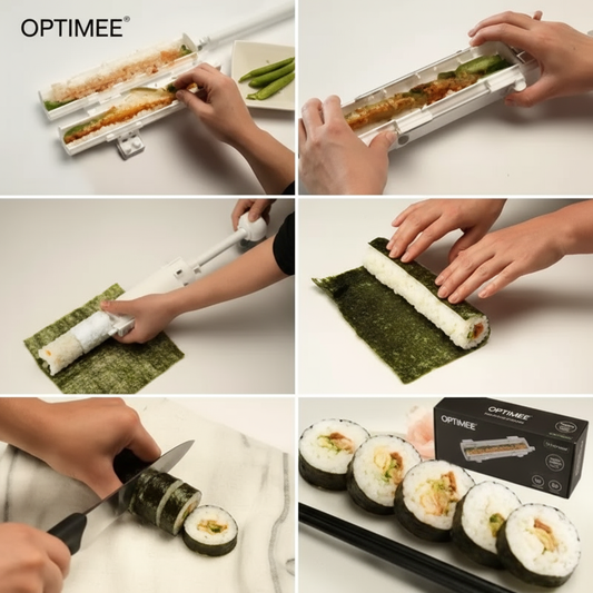 Sushi Bazooka Maker - Quick & Easy DIY Sushi Roll Mold Kit for Perfect Sushi Rolls
