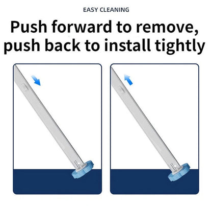 Disposable Toilet Brush with Refills Replaceable Cleaning Pads