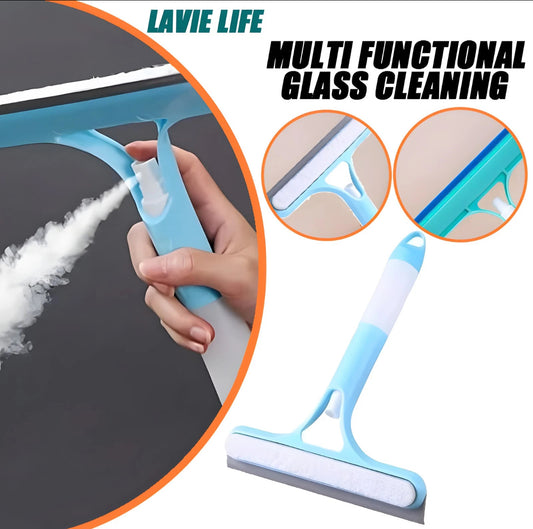 Premium 2-in-1 Bathroom & Window Squeegee – Streak-Free Glass Cleaner