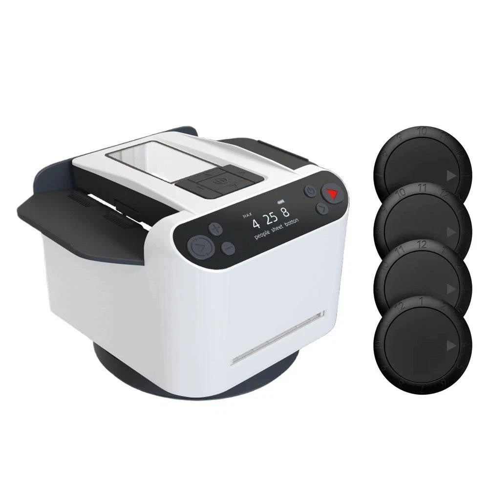 2-in-1 Automatic Card Shuffler & Dealer Machine 360° Rotating | 2 Decks Electric Card Mixer UK