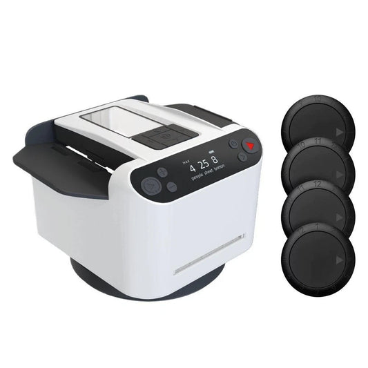 2-in-1 Automatic Card Shuffler & Dealer Machine 360° Rotating | 2 Decks Electric Card Mixer UK